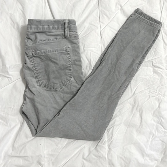 LOFT Modern Skinny grey corduroys - Picture 3 of 5